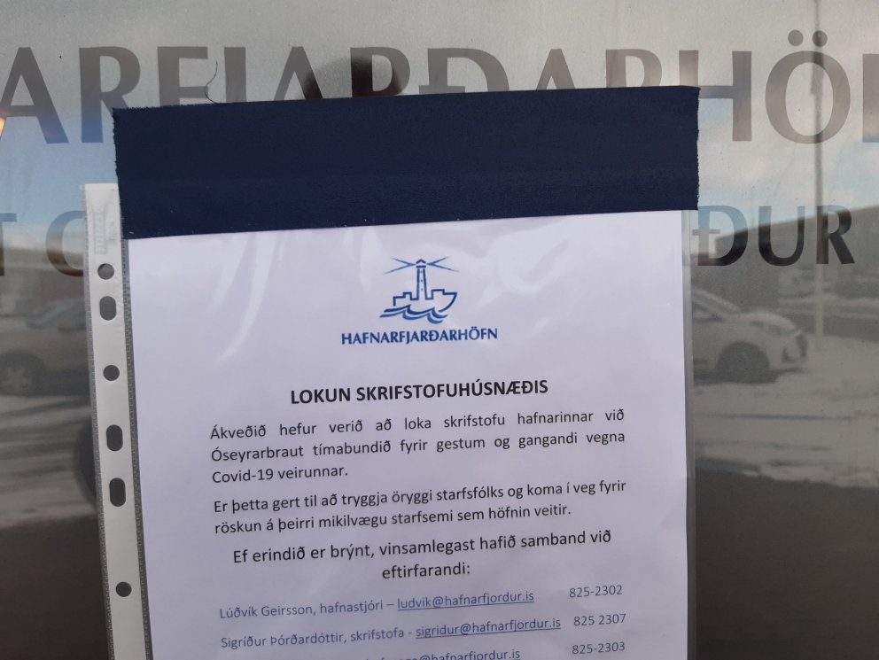 Ráðstafanir hjá Hafnarfjarðarhöfn v. COVID 19