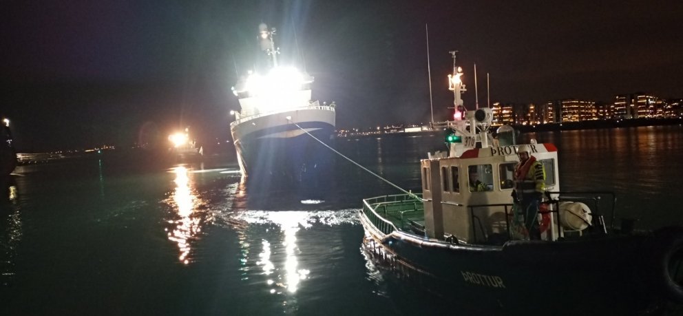 Masilik kominn í höfn