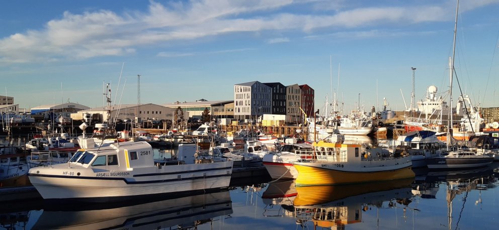 Þéttskipað í Flensborgarhöfn