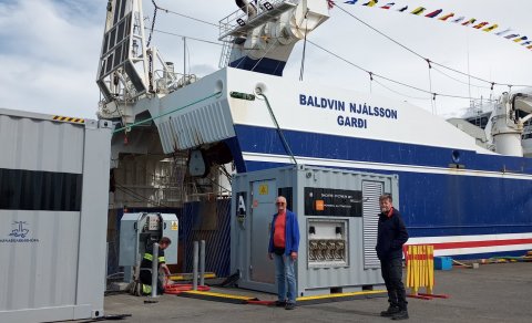 Háspennutengibúnaðurinn  ásamt riðabreytum er afar öflugur búnaður.